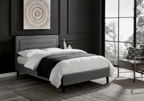 Limelight Picasso 5ft Kingsize Grey Fabric Bed Frame