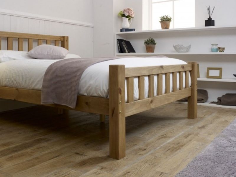 Limelight Astro 4ft Small Double Pine Wooden Bed Frame