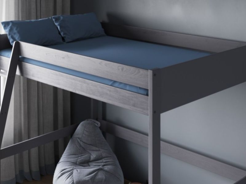 Noomi Tera Small Double Grey Wooden Highsleeper Bed