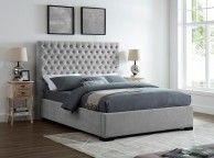 LPD Cavendish 4ft6 Double Silver Grey Fabric Bed Frame Thumbnail
