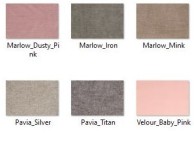 Serene Kingston 5ft Kingsize Fabric Bed Frame (Choice Of Colours) Thumbnail