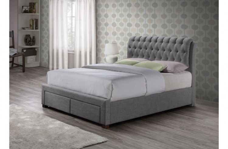 Grey Storage Bed King Size Grey Storage Bed King Size