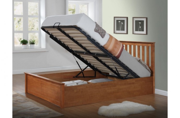 Wooden Storage Beds King Size Uk Listitdallas Birlea Phoenix 5ft Kingsize Oak Ottoman Lift Wooden Bed