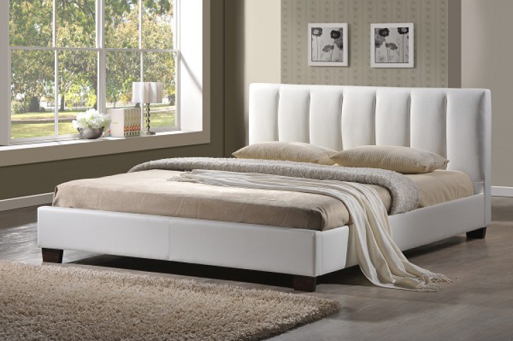 Home Decorating Pictures Faux Leather Double Bed With Mattress