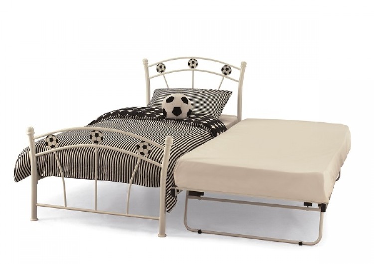 White Metal Bed Frame 750 x 530