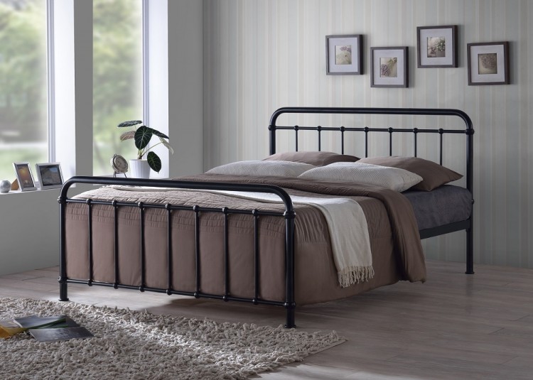 Black Metal Pipe Bed Frame King Black Metal Pipe Bed Frame King