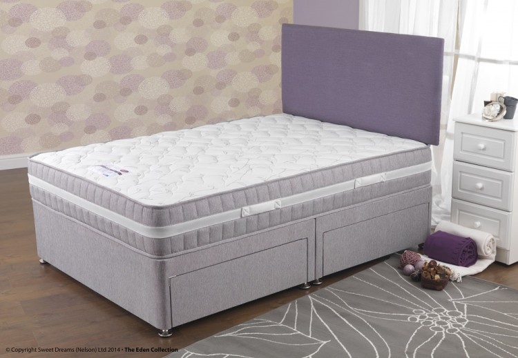 Sweet Dreams Soprano 3ft Single Open Coil Sprung Mattress with Memory