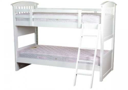 Sweet Dreams Ruby White 3ft (90cm) Single Bunk Bed