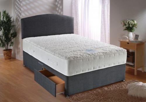 Dura Bed Sensacool Divan Bed 4ft Small Double with 1500 Pocket Springs with Memory Foam