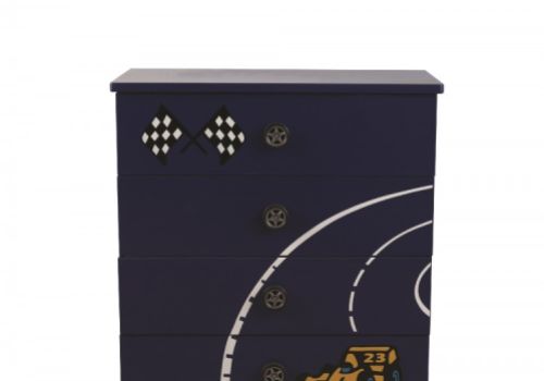 Sweet Dreams Formula Blue 4 Drawer Chest of Drawers