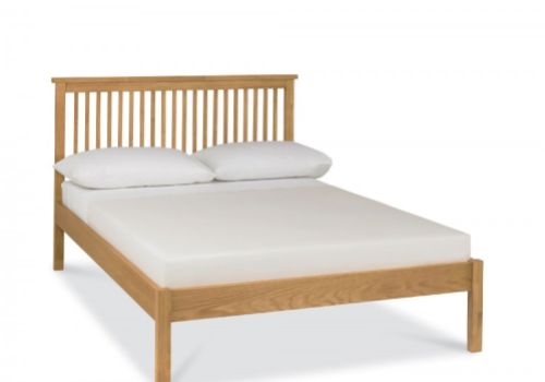 Bentley Designs Atlanta Oak 4ft6 Double Low Foot End Bed Frame