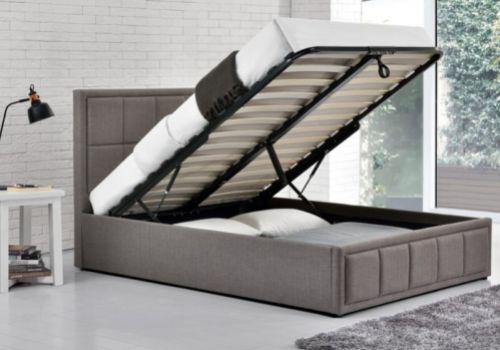 Birlea Hannover 4ft6 Double Grey Fabric Ottoman Bed