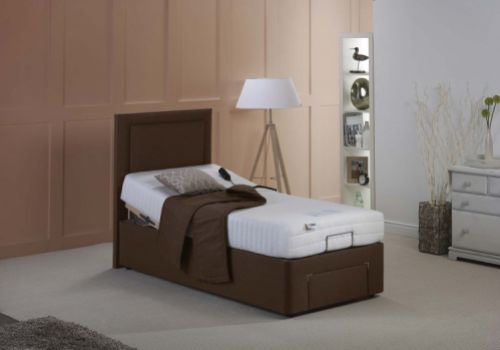 Furmanac Mibed Daisy 3ft Single Memory Foam Electric Adjustable Bed