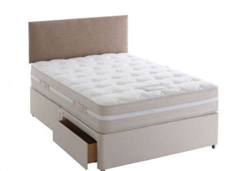Dura Bed Georgia 4ft Small Double Divan Bed Open Coil Springs