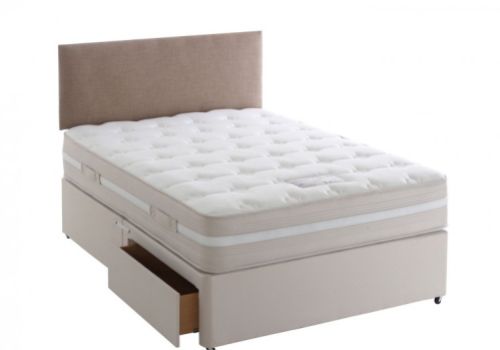 Dura Bed Georgia 6ft Super Kingsize Divan Bed Open Coil Springs