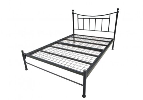 Metal Beds Bristol 5ft Kingsize Black Gloss Metal Bed Frame