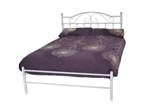 Metal Beds Sussex 5ft Kingsize White Metal Bed Frame
