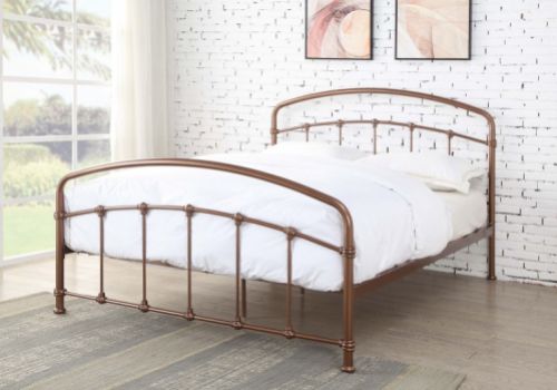 Flintshire Mostyn 4ft6 Double Rose Metal Bed Frame
