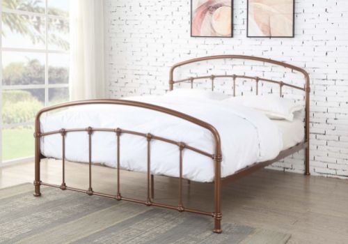 Flintshire Mostyn 5ft Kingsize Rose Metal Bed Frame