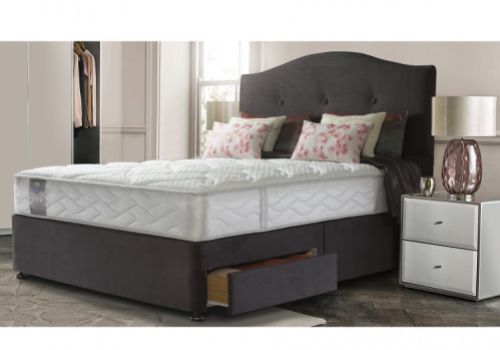 Sealy Pearl Wool 3ft6 Large Single Divan Bed