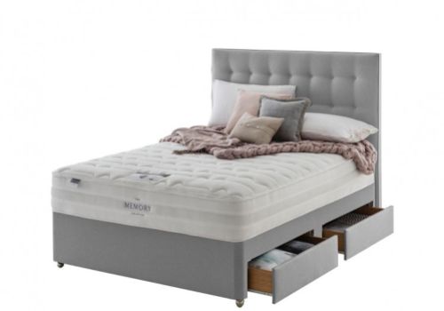 Silentnight Spirit 3ft Single 2000 Mirapocket And Memory Foam Divan Bed