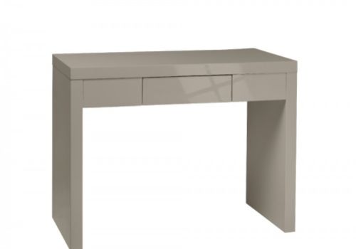 LPD Puro Dressing Table In Stone Gloss