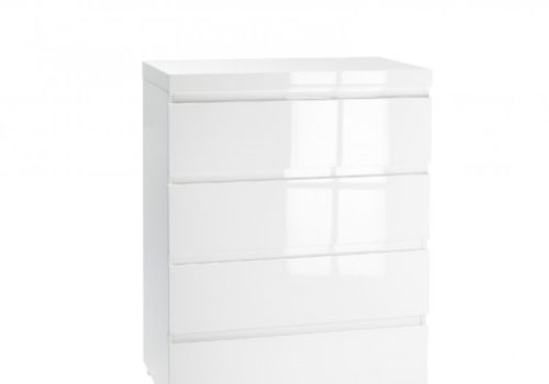 LPD Puro 4 Drawer Chest In White Gloss