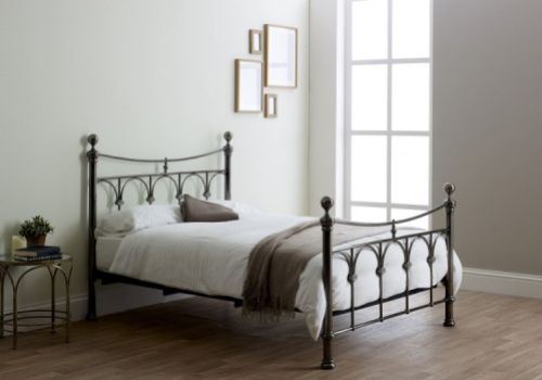 Limelight Gamma 5ft Kingsize Nickel Metal Bed Frame