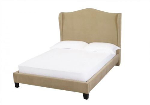 LPD Chateaux 5ft Kingsize Beige Fabric Bed Frame