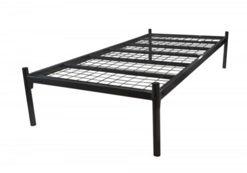 Metal Beds Platform 3ft (90cm) Single Contract Black Metal Bed Frame