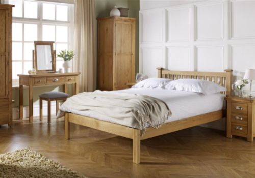 Birlea Woburn Oak 4ft6 Double Bed Frame