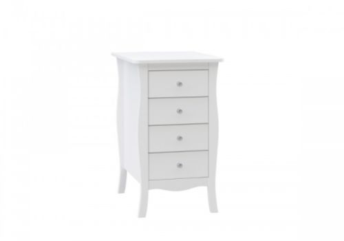 Birlea Paris 4 Drawer Chest In White