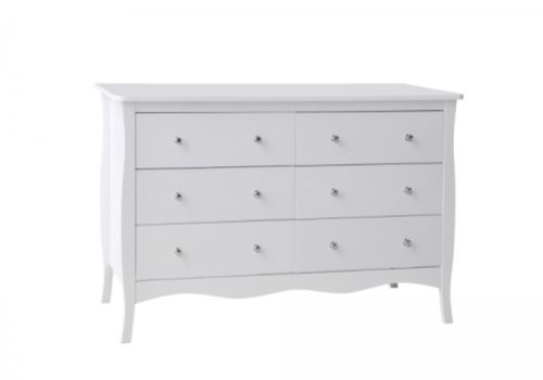 Birlea Paris 6 Drawer Chest In White