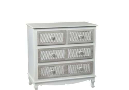 LPD Brittany 2 Plus 2 Drawer Chest Shabby Chic Style