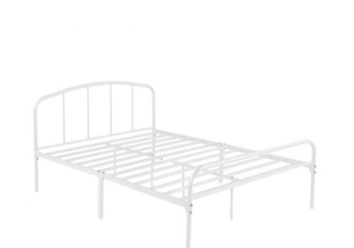 LPD Milton 5ft Kingsize White Metal Bed Frame