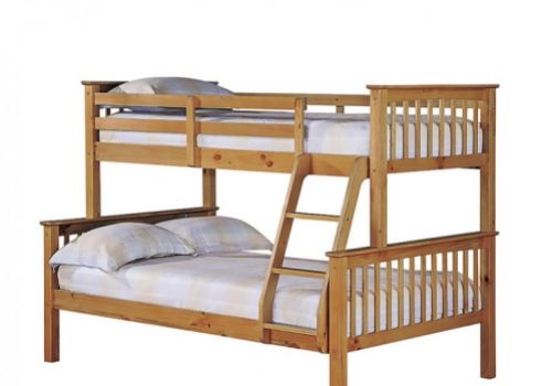 LPD Otto Pine Wooden Triple Sleeper Bunk Bed