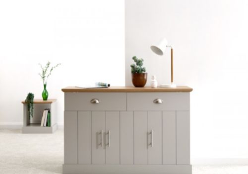 GFW Kendal Large Sideboard Grey