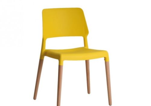 LPD Riva Pair Of Yellow Dining Chairs