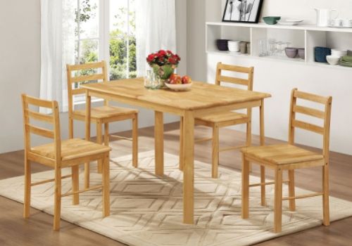 LPD Derby Oak Finish Dining Set