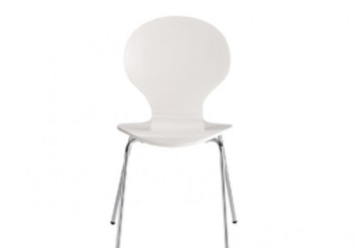 LPD Ibiza White Dining Chairs Set Of 4