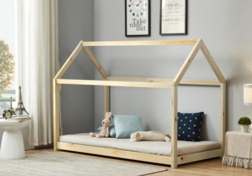 Birlea House 3ft Single Pine Wooden Bed Frame