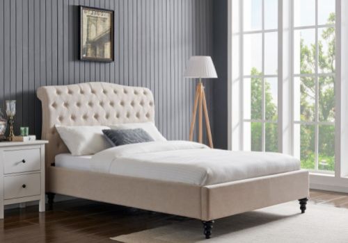 Limelight Rosa 6ft Super Kingsize Natural Fabric Bed Frame