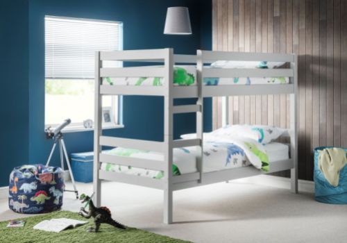 Julian Bowen Camden Dove Grey  Wooden Bunk Bed