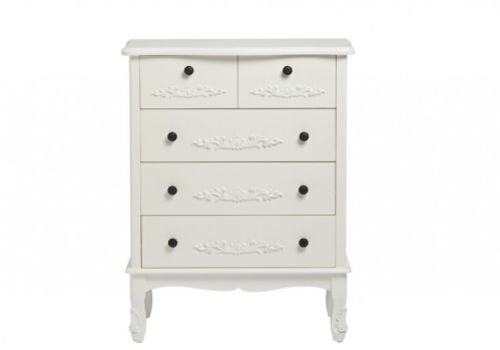 LPD Antoinette 3 Plus 2 Drawer Chest In White