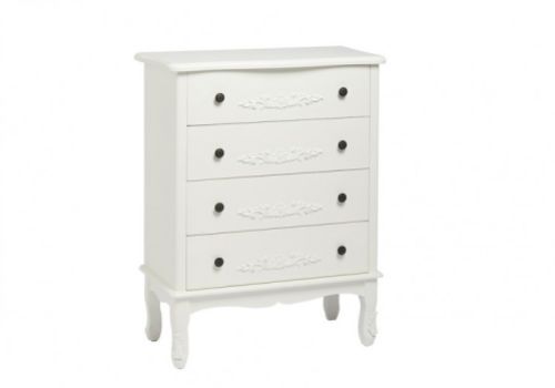 LPD Antoinette 4 Drawer Chest In White