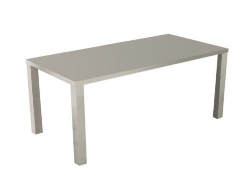 LPD Puro Medium Size Dining Table In Stone Gloss