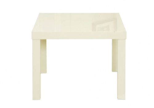 LPD Puro Side Table In Cream Gloss