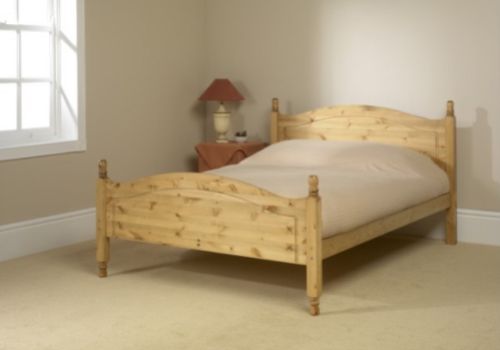 Friendship Mill Orlando High Foot End 3ft Single Pine Wooden Bed