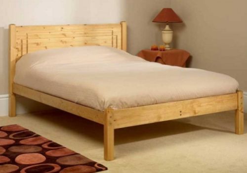 Friendship Mill Vegas Low Foot End 3ft6 Large Single Pine Wooden Bed Frame