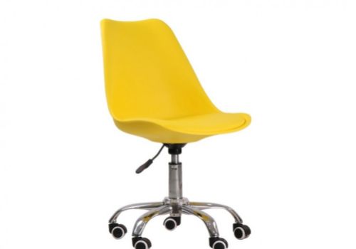LPD Orsen Swivel Office Chair In Yellow